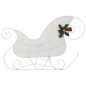vidaXL Rentier mit Schlitten Weihnachtsdekoration 140LEDs Outdoor Weiß vidaXL Rentier mit Schlitten Weihnachtsdekoration 140LEDs Outdoor Weiß