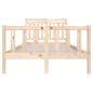 vidaXL Massivholzbett 120x190 cm vidaXL Massivholzbett 120x190 cm