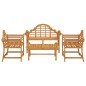 vidaXL 4-tlg. Garten-Lounge-Set Massivholz Teak vidaXL 4-tlg. Garten-Lounge-Set Massivholz Teak