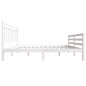 vidaXL Massivholzbett Weiß 150x200 cm vidaXL Massivholzbett Weiß 150x200 cm