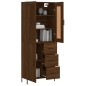 vidaXL Highboard Braun Eichen-Optik 69,5x34x180 cm Holzwerkstoff vidaXL Highboard Braun Eichen-Optik 69,5x34x180 cm Holzwerkstoff