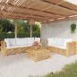 vidaXL 6-tlg. Garten-Lounge-Set mit Kissen Massivholz Teak vidaXL 6-tlg. Garten-Lounge-Set mit Kissen Massivholz Teak