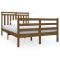 vidaXL Massivholzbett Honigbraun 120x190 cm vidaXL Massivholzbett Honigbraun 120x190 cm