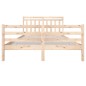vidaXL Massivholzbett 160x200 cm vidaXL Massivholzbett 160x200 cm