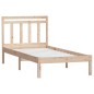 vidaXL Massivholzbett Kiefer 90x200 cm vidaXL Massivholzbett Kiefer 90x200 cm