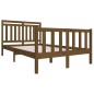 vidaXL Massivholzbett Honigbraun 120x190 cm vidaXL Massivholzbett Honigbraun 120x190 cm