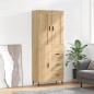 Highboard Sonoma-Eiche 69,5x34x180 cm Holzwerkstoff Highboard Sonoma-Eiche 69,5x34x180 cm Holzwerkstoff