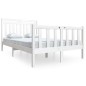 vidaXL Massivholzbett Weiß 120x190 cm vidaXL Massivholzbett Weiß 120x190 cm