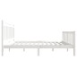 vidaXL Massivholzbett Weiß 120x190 cm vidaXL Massivholzbett Weiß 120x190 cm