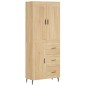 Highboard Sonoma-Eiche 69,5x34x180 cm Holzwerkstoff Highboard Sonoma-Eiche 69,5x34x180 cm Holzwerkstoff