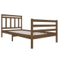 vidaXL Massivholzbett Honigbraun 100x200 cm vidaXL Massivholzbett Honigbraun 100x200 cm