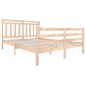 vidaXL Massivholzbett 150x200 cm vidaXL Massivholzbett 150x200 cm