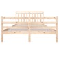 vidaXL Massivholzbett 150x200 cm vidaXL Massivholzbett 150x200 cm