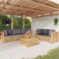 vidaXL 6-tlg. Garten-Lounge-Set mit Kissen Massivholz Teak vidaXL 6-tlg. Garten-Lounge-Set mit Kissen Massivholz Teak