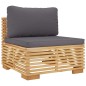 vidaXL 6-tlg. Garten-Lounge-Set mit Kissen Massivholz Teak vidaXL 6-tlg. Garten-Lounge-Set mit Kissen Massivholz Teak