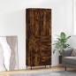 vidaXL Highboard Räuchereiche 69,5x34x180 cm Holzwerkstoff vidaXL Highboard Räuchereiche 69,5x34x180 cm Holzwerkstoff