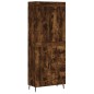 vidaXL Highboard Räuchereiche 69,5x34x180 cm Holzwerkstoff vidaXL Highboard Räuchereiche 69,5x34x180 cm Holzwerkstoff