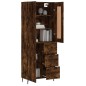 vidaXL Highboard Räuchereiche 69,5x34x180 cm Holzwerkstoff vidaXL Highboard Räuchereiche 69,5x34x180 cm Holzwerkstoff