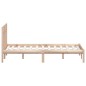 vidaXL Massivholzbett 150x200 cm vidaXL Massivholzbett 150x200 cm