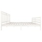 vidaXL Massivholzbett Weiß 200x200 cm vidaXL Massivholzbett Weiß 200x200 cm