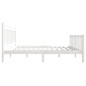 vidaXL Massivholzbett Weiß 140x200 cm vidaXL Massivholzbett Weiß 140x200 cm