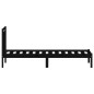 vidaXL Massivholzbett Schwarz Kiefer 90x200 cm vidaXL Massivholzbett Schwarz Kiefer 90x200 cm
