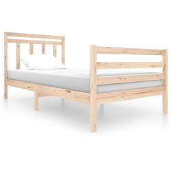 vidaXL Massivholzbett 100x200 cm