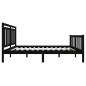 vidaXL Massivholzbett Schwarz 160x200 cm vidaXL Massivholzbett Schwarz 160x200 cm