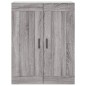Highboard Grau Sonoma 69,5x34x180 cm Holzwerkstoff Highboard Grau Sonoma 69,5x34x180 cm Holzwerkstoff