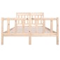 vidaXL Massivholzbett 140x190 cm vidaXL Massivholzbett 140x190 cm