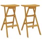 vidaXL 3-tlg. Bar-Set Klappbar Massivholz Teak vidaXL 3-tlg. Bar-Set Klappbar Massivholz Teak