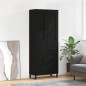Highboard Schwarz 69,5x34x180 cm Holzwerkstoff Highboard Schwarz 69,5x34x180 cm Holzwerkstoff