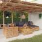 vidaXL 6-tlg. Garten-Lounge-Set mit Kissen Massivholz Teak vidaXL 6-tlg. Garten-Lounge-Set mit Kissen Massivholz Teak