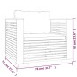 vidaXL 6-tlg. Garten-Lounge-Set mit Kissen Massivholz Teak vidaXL 6-tlg. Garten-Lounge-Set mit Kissen Massivholz Teak