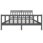vidaXL Massivholzbett Grau 180x200 cm vidaXL Massivholzbett Grau 180x200 cm