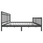 vidaXL Massivholzbett Grau 180x200 cm vidaXL Massivholzbett Grau 180x200 cm