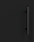 Highboard Schwarz 69,5x34x180 cm Holzwerkstoff Highboard Schwarz 69,5x34x180 cm Holzwerkstoff