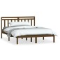 vidaXL Massivholzbett Honigbraun Kiefer 140x190 cm vidaXL Massivholzbett Honigbraun Kiefer 140x190 cm