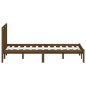 vidaXL Massivholzbett Honigbraun Kiefer 140x190 cm vidaXL Massivholzbett Honigbraun Kiefer 140x190 cm