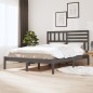 vidaXL Massivholzbett Grau Kiefer 140x200 cm vidaXL Massivholzbett Grau Kiefer 140x200 cm