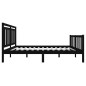 vidaXL Massivholzbett Schwarz 120x190 cm vidaXL Massivholzbett Schwarz 120x190 cm