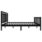 vidaXL Massivholzbett Schwarz 120x200 cm vidaXL Massivholzbett Schwarz 120x200 cm