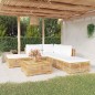 vidaXL 6-tlg. Garten-Lounge-Set mit Kissen Massivholz Teak vidaXL 6-tlg. Garten-Lounge-Set mit Kissen Massivholz Teak