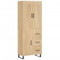 Highboard Sonoma-Eiche 69,5x34x180 cm Holzwerkstoff Highboard Sonoma-Eiche 69,5x34x180 cm Holzwerkstoff