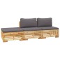 vidaXL 3-tlg. Garten-Lounge-Set mit Kissen Massivholz Teak vidaXL 3-tlg. Garten-Lounge-Set mit Kissen Massivholz Teak