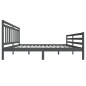 vidaXL Massivholzbett Grau 180x200 cm vidaXL Massivholzbett Grau 180x200 cm
