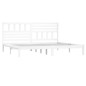 vidaXL Massivholzbett Weiß Kiefer 200x200 cm vidaXL Massivholzbett Weiß Kiefer 200x200 cm