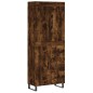Highboard Räuchereiche 69,5x34x180 cm Holzwerkstoff Highboard Räuchereiche 69,5x34x180 cm Holzwerkstoff