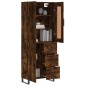 Highboard Räuchereiche 69,5x34x180 cm Holzwerkstoff Highboard Räuchereiche 69,5x34x180 cm Holzwerkstoff