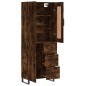 Highboard Räuchereiche 69,5x34x180 cm Holzwerkstoff Highboard Räuchereiche 69,5x34x180 cm Holzwerkstoff